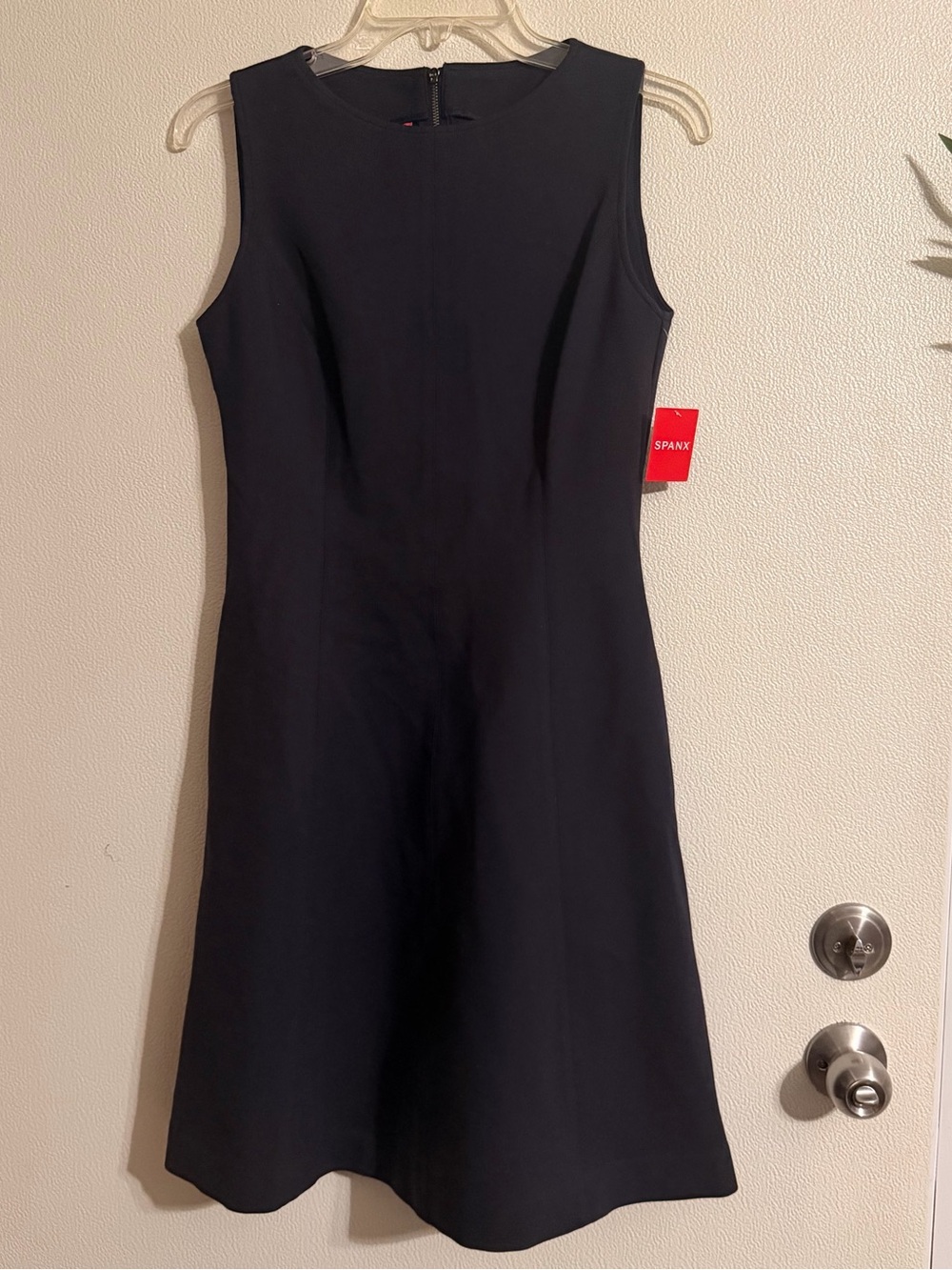 Spanx Women’s Perfect Fit & Flare Dress Classic Navy Size S |‎ NWT | G2